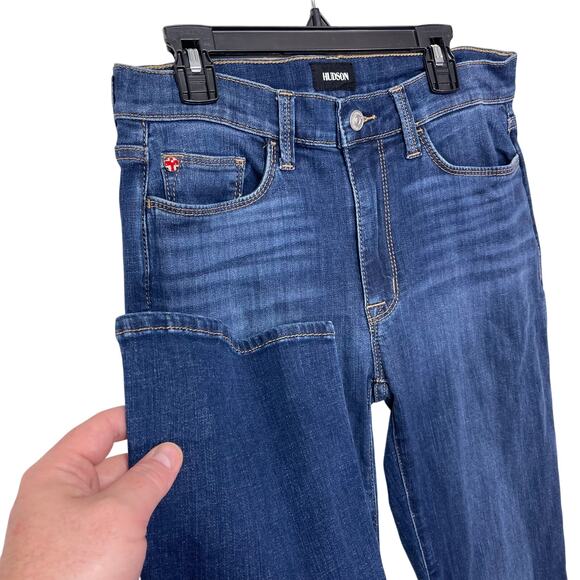 HUDSON Women’s Blair Cropped Bootcut Jean size 27 - Picture 2 of 5